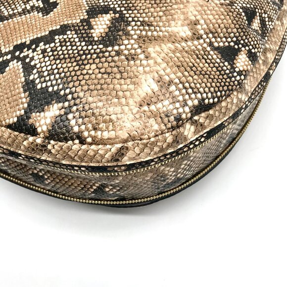 I.N.C. International Concepts Camel Snake Embossed Crossbody Bag - Picture 8 of 10